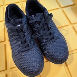 Kids Black Indoor Soccer Shoes Size 2 Worn once